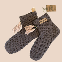 Gehaakte sloffen 06  (maat 39/40)